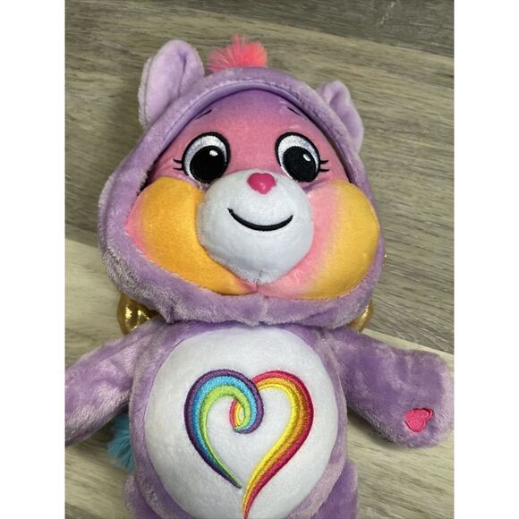 Care Bears 12” Togetherness Bear Pegasus Hoodie Friends Collector Plush 2021 - Picture 2 of 7